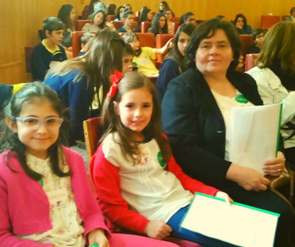 Crianças da Sociedade do Bem na Assembleia da&nbsp;República